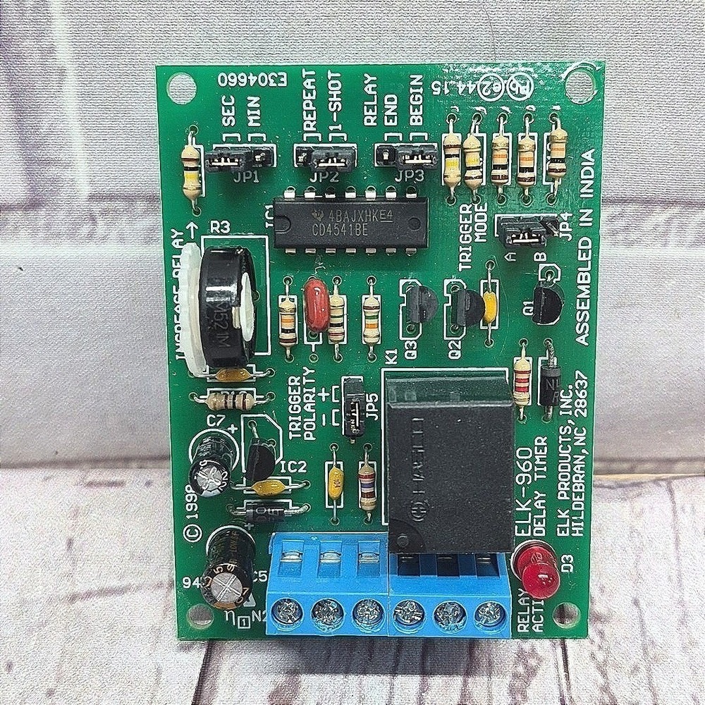 ELK Products ELK-960 Delay Timer Relay Module~Working Pulls